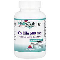 Екстракт бичачої жовчі (Ox Bile), Nutricology, 500 мг, 100 капсул