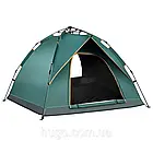 Автоматичний намет G-Tent 4 місний для кемпінгу з москітною сіткою та водовідштовхувальним просоченням, фото 2