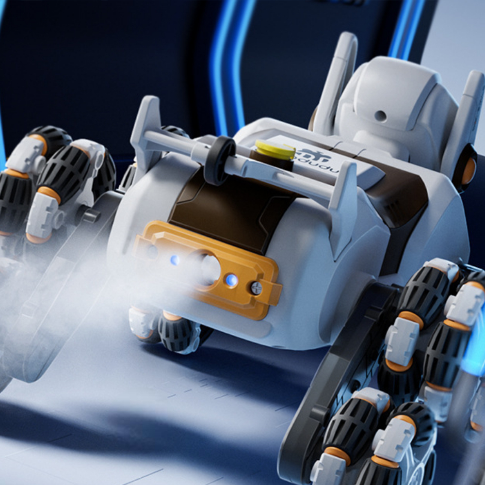 Інтерактивна робот-собака з пультом управління для дітей та дорослих з музикою та трюками, фото 1