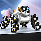 Інтерактивна робот-собака з пультом управління для дітей та дорослих з музикою та трюками, фото 4