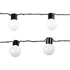 Вулична гірлянда із сонячною панеллю 50 лампочок теплий білий для прикраси саду тераси та балкона, фото 4