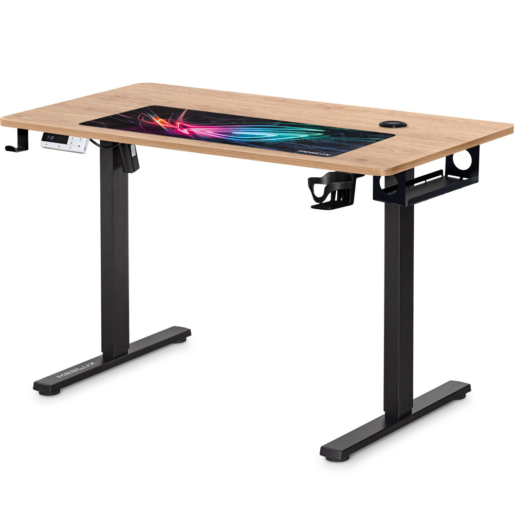 Стіл Mealux PowerDesk Energy Mahogany з електрорегулюванням висоти (арт. EVO-201 Energy Mahogany/B)