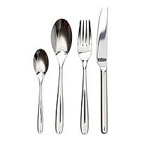Набір столових приборів на 6 персон 24 предмети столовий набір приборів Сріблястий HP-20-23