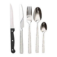Набір столових приборів у футлярі на 6 осіб столовий набір 30 предметів у футлярі Срібло HP-20-27