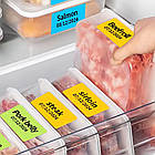 Портативний принтер B-3 термопринтер для наклейок етикеток та QR-кодів зелений компактний, фото 4