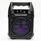 Портативна Bluetooth колонка з мікрофоном для караоке та музики потужна автономна акустична система, фото 3