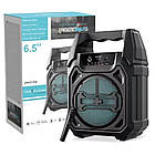 Портативна Bluetooth колонка з мікрофоном для караоке та музики потужна автономна акустична система, фото 9