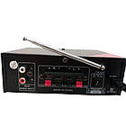 Підсилювач звуку UKC AK-699BT Bluetooth USB для автомобіля з пультом дистанційного керування 2.0 каналу, фото 3