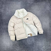 Зимний пуховик The North Face на флисе Новая Модель. Мужская куртка ТНФ тёплая зимняя