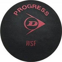 М'ячі для сквошу Dunlop Progress 3 шт, чорні