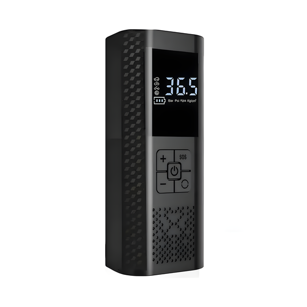 Насос акумуляторний цифровий AIR VC-029 60W Type-C з ліхтариком і перехідниками