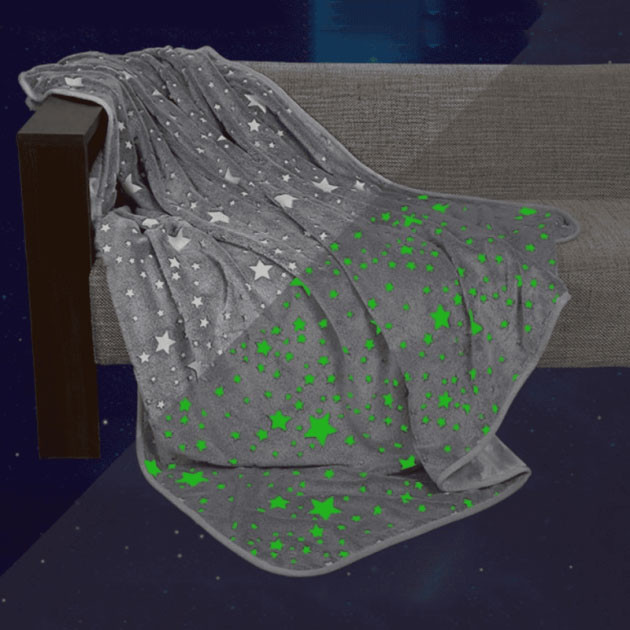 Для дитячої, Ковдра що світиться, Покривало з візерунками що світяться, Дитяче покривало GS-34, фото 1