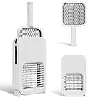 Електромухобойка акумуляторна з УФ підсвічуванням для знищення комарів та мух у приміщенні та на вулиці, фото 5