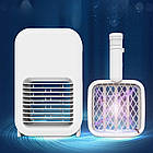 Електромухобойка акумуляторна з УФ підсвічуванням для знищення комарів та мух у приміщенні та на вулиці, фото 6