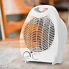 Електричний тепловентилятор Domotec MS 5902 для обігріву приміщень 2000 Вт компактний та портативний, фото 6