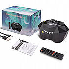 Нічник проектор зоряного неба з колонкою для дітей та дорослих створює атмосферу релаксації., фото 9