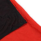 Двостороння накидка з капюшоном карнавальний плащ для Хеллоуїна стильний чорний червоний балахон, фото 3