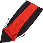 Двостороння накидка з капюшоном карнавальний плащ для Хеллоуїна стильний чорний червоний балахон, фото 6