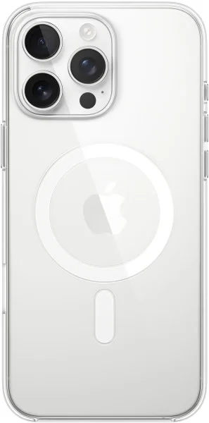 Чохол-накладка Infinity Silicon MagSafe для iPhone 16 Pro Transparent, фото 1
