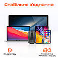 Миша комп'ютерна бездротова MEETION BTM185 Black (MT-BTM185-A), фото 6