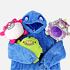 Дитяча толстовка плед Huggle Hoodie з капюшоном для дівчаток та хлопчиків до 140 см для дому та поїздок, фото 2