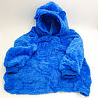 Дитяча толстовка плед Huggle Hoodie з капюшоном для дівчаток та хлопчиків до 140 см для дому та поїздок, фото 3