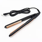 Плойка гофре Geemy GM-2955 для створення прикореневого об'єму та ефектних хвиль з турмаліновим покриттям, фото 2