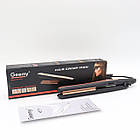 Плойка гофре Geemy GM-2955 для створення прикореневого об'єму та ефектних хвиль з турмаліновим покриттям, фото 7