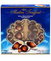 Цукерки праліне Pralines sea shells blue Maitre Truffout, 250 г