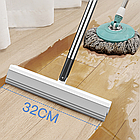 Швабра з віджимом MD-01 для прибирання підлог з відром 7л мікрофібра телескопічна, фото 8