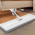 Швабра телескопічна з віджимом 360° для збирання підлоги універсальна самовіджимна ледарка, фото 3