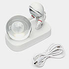 Ночник Космонавт із LED підсвічуванням для дітей та дорослих затишний світильник для створення атмосфери, фото 4