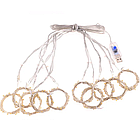 Гірлянда штора LED 200 світлодіодів USB для прикраси вікон та створення атмосфери затишку, фото 2