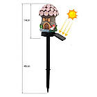 Садовий світильник на сонячній батареї гриб для освітлення саду та доріжок з теплим білим світлом 200 лм, фото 8