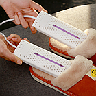 USB-сушарка для взуття з УФ-стерилізацією компактна електросушка для дбайливого сушіння взуття в подорожах, фото 5