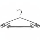 Антиковзна вішалка ZS-8616 набір плічок для одягу сірий елегантний і міцний для організації гардеробу, фото 5