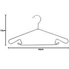 Антиковзна вішалка ZS-8616 набір плічок для одягу сірий елегантний і міцний для організації гардеробу, фото 7