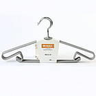 Антиковзна вішалка ZS-8616 набір плічок для одягу сірий елегантний і міцний для організації гардеробу, фото 8