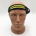 Ліхтар налобний USB акумуляторний 8 режимів для кемпінгу рибалки та ремонту яскравий легкий вологозахищений, фото 4