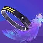 Ліхтар налобний USB акумуляторний 8 режимів для кемпінгу рибалки та ремонту яскравий легкий вологозахищений, фото 7