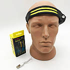 Ліхтар налобний USB акумуляторний 8 режимів для кемпінгу рибалки та ремонту яскравий легкий вологозахищений, фото 9