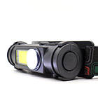 Світлодіодний налобний ліхтар 2в1 BL 211 з магнітом для туристів та рибалок з USB зарядкою 500 люменів, фото 4