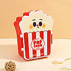 Пластиковий ланч бокс з приладами для роботи та навчання компактний контейнер для їжі червоний, фото 3