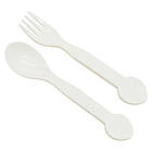 Пластиковий ланч бокс з приладами для роботи та навчання компактний контейнер для їжі червоний, фото 4