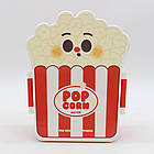 Пластиковий ланч бокс з приладами для роботи та навчання компактний контейнер для їжі червоний, фото 7