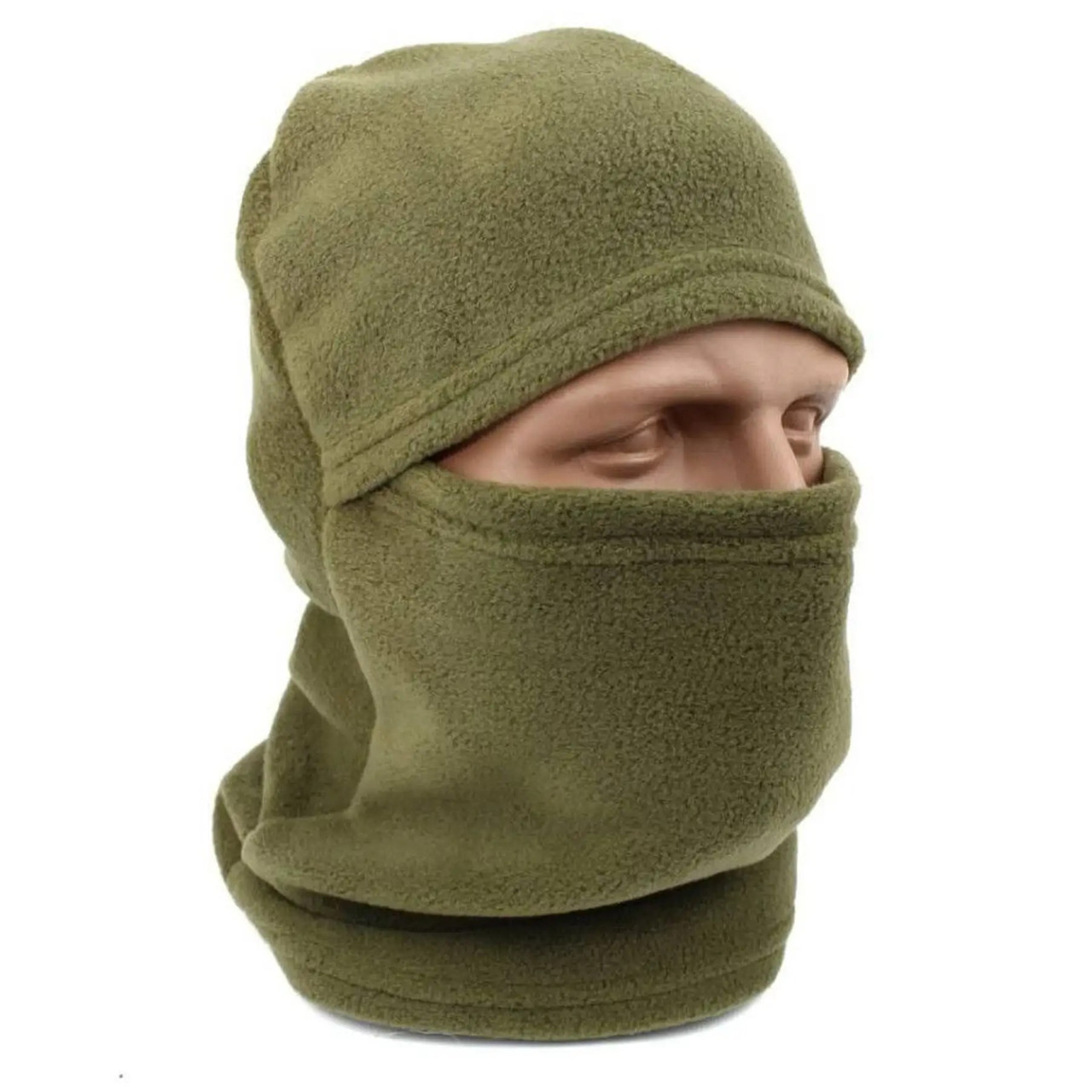 Утеплена флісова балаклава маска для зими універсальний захист від холоду та вітру, фото 1