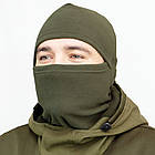 Утеплена флісова балаклава маска для зими універсальний захист від холоду та вітру, фото 2