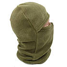 Утеплена флісова балаклава маска для зими універсальний захист від холоду та вітру, фото 7