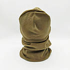 Утеплена флісова балаклава маска для зими універсальний захист від холоду та вітру, фото 10