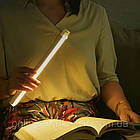 Акумуляторний світильник з датчиком руху 20см для освітлення приміщень яскраве світло на магнітах USB зарядка, фото 7